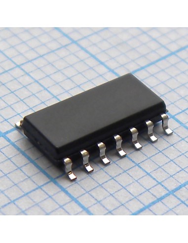 74VCX00MX, 4 элемента 2И-НЕ, 14-SOIC