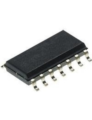 74VHC393M, Двоичный счетчик сдвоенный 4-бит  SOIC14