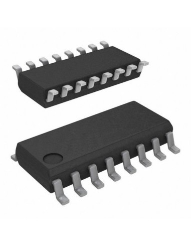 CD4009UBM, Шестнадцатеричный инвертирующий буфер, 16-SOIC N