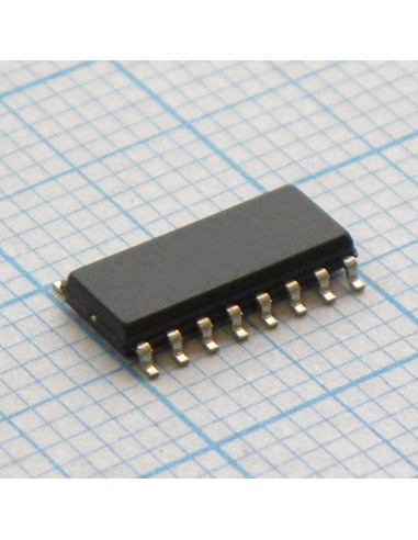 CD4049UBDW, Шестнадцатеричный инвертирующий буфер, 16-SOIC