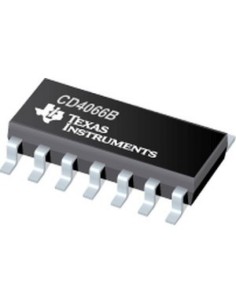 CD4066BM, Логический элемент КМОП переключатель х 4, SO14