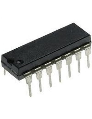 HCF4011BEY, IC GATE NAND 4CH 2-INP 14-DIP