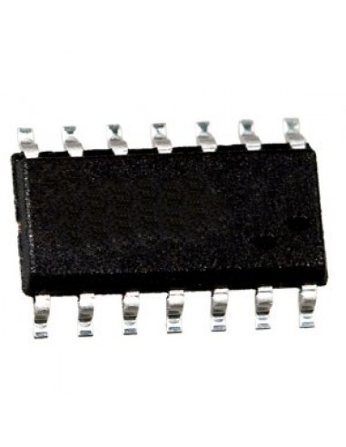 HEF40106BT,652, Триггер Шмитта инвертирующий х 6, SO14