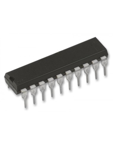 SN74ALS540N, Инвертер сдвоенный восьмивходовой  DIP20