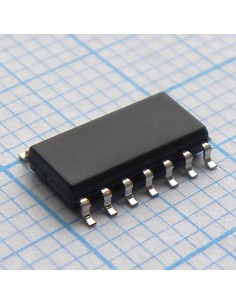 SN74HC125D, Драйвер неинверт. 4-бит с индивид. упр....