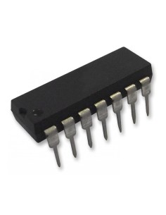 SN74LS393N, Сдвоенный 4-бит двоичный счетчик DIP14