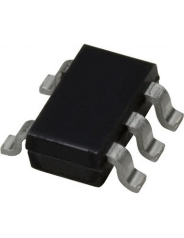 SN74LVC1G126DBVR, шинный буфер электропитание 1.65...5.5В, Iп10мкА, Iвых24мА, t3.7нс(+3.3В), -40°С...85°С    КМОП кристалл, SOT2