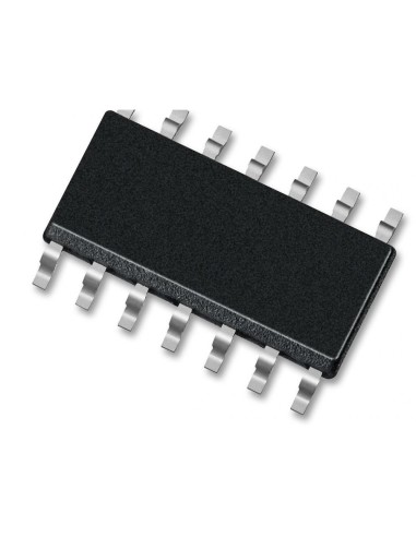 TXB0104D, 4-х канальный двунаправленый транслятор уровня, 14-SOIC