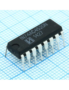 КР1554ИЕ23, 2 x 4-хразрядных двоичных счетчика,