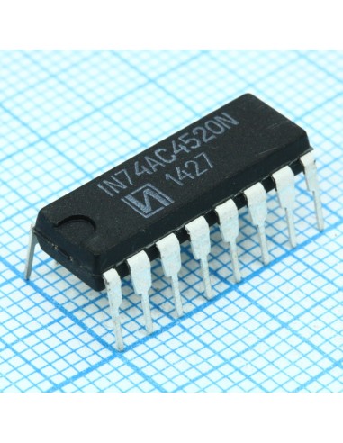 КР1554ИЕ23, 2 x 4-хразрядных двоичных счетчика,