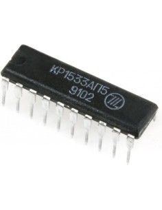 ЭКР1533АП5, 2 4-канальных формирователя с 3 состояниями...