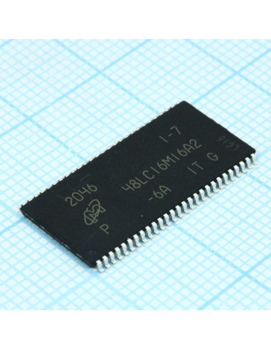MT48LC16M16A2P-6A IT:G TR, Динамическое ОЗУ 256Мб 4Mx16x4 банка 167МГц 3,3В
