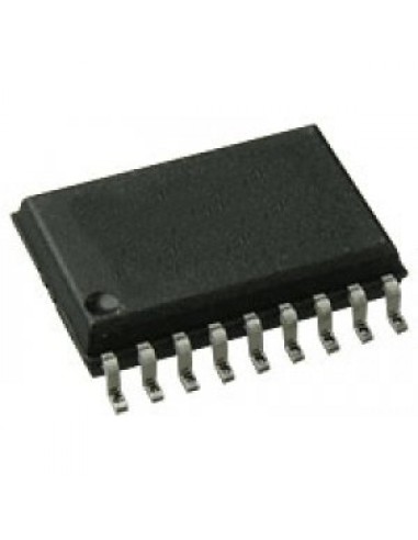 MAX3222EEWN+, Интерфейс RS-232  1000 кБит/сек Uпит3-5.5V  0.3mA  4х0.1мкФ  -40...+85C