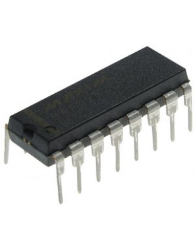 MAX3232CPE+, RS-232 трансивер 120кБит/сек  Uпит+3...+5.5V  0.3mA  2Dr/2Re  0...+70C