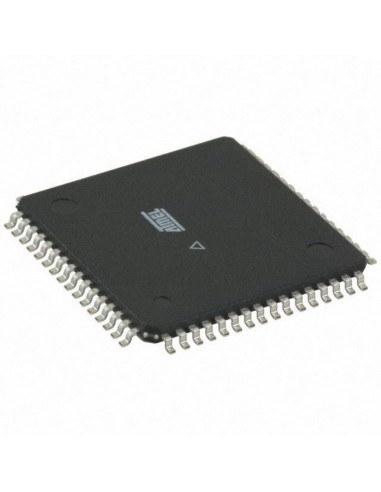 ATMEGA64A-AUR, Микроконтроллер AVR  64K-Флэш-память/4K-ОЗУ/2K-ППЗУ + 8x10 АЦП